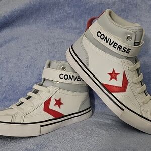Converse High-Top Sneakers with Red Star